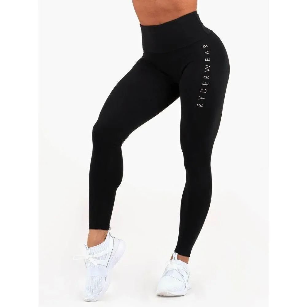 Ryderwear Staples Scrunch Bum Leggings in Black Size Small